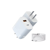 Cargador de nitruro de galio de puerto doble RCSTQ de 30 W para DJI Mini 2/Mini 3 Pro